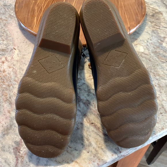 Sperry Duck boots navy & tan size 9 - Picture 5 of 8
